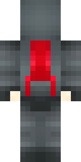 a shadow ninja in matte black with a red scarf