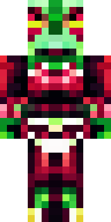 a dragon-rider in scaled crimson armor with leather wings