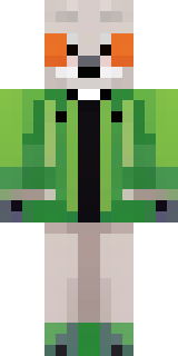 an anthropomorphic fox in a green explorer jacket