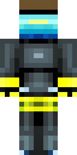 a modern scuba diver in a black wetsuit with a yellow tank