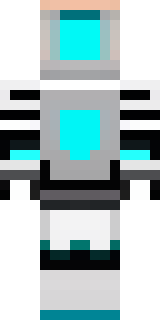 a sleek white service robot with a single cyan sensor