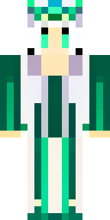 a queen in a flowing emerald gown with a silver tiara