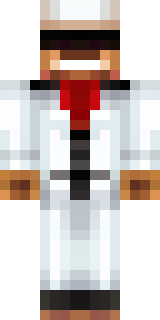 a cheerful chef in a white coat and tall hat with a wooden spoon