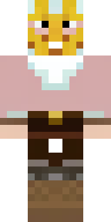a frost viking in white furs and a horned helm