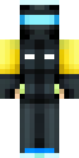 a modern scuba diver in a black wetsuit with a yellow tank