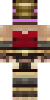 a gladiator in bronze arm guards and a red-plumed helmet