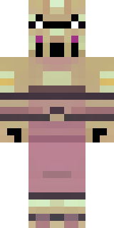 a piglin brute in gold armor with a snout and tusks