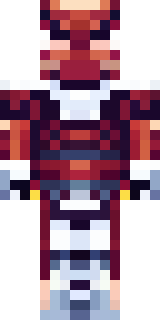 a dragon-rider in scaled crimson armor with leather wings
