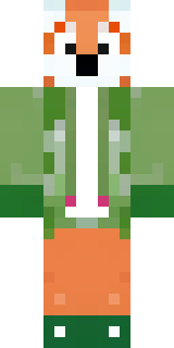 an anthropomorphic fox in a green explorer jacket