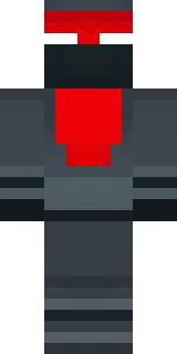 a shadow ninja in matte black with a red scarf