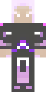 an end-realm sorcerer in obsidian robes with violet particles
