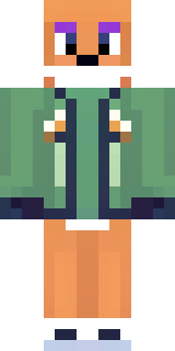 an anthropomorphic fox in a green explorer jacket