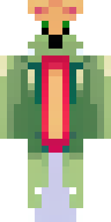 an anthropomorphic fox in a green explorer jacket