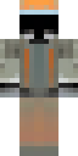 a battle-worn pilot in orange plating with scorch marks