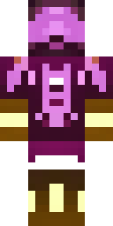 a nether hunter in crimson hide with glowing gold trim