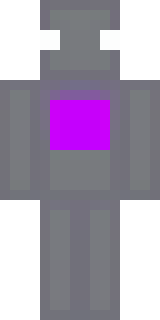 an enderman-inspired figure, tall and black with purple eyes