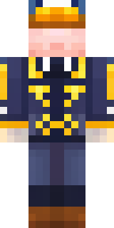 an airship captain in a navy coat with copper gadgets