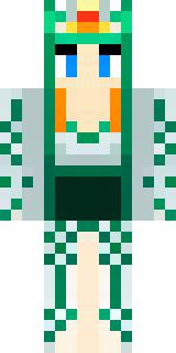 a queen in a flowing emerald gown with a silver tiara