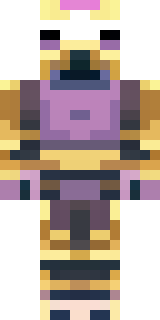 a piglin brute in gold armor with a snout and tusks