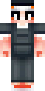 a sushi master in a dark apron with a headband