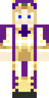 a young king in an ermine-trimmed purple cloak and gold crown