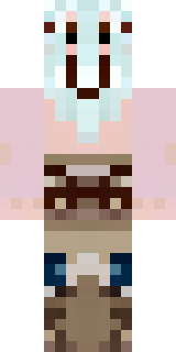a frost viking in white furs and a horned helm