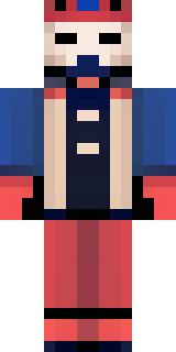 a masked hero in a sleek red and blue suit with a chest emblem