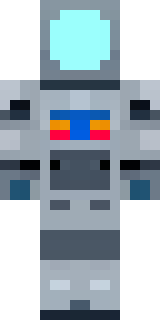 a lunar miner in a dusty grey pressure suit