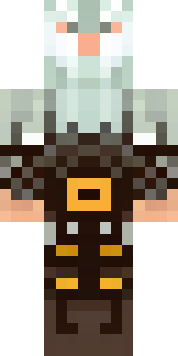 a frost viking in white furs and a horned helm