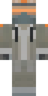 a battle-worn pilot in orange plating with scorch marks