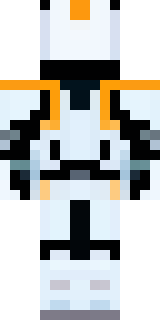 a mecha pilot in a white flight suit with a segmented helmet