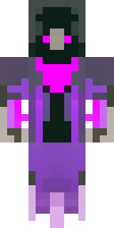 an end-realm sorcerer in obsidian robes with violet particles
