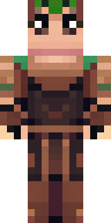 a champion in leather and iron with a laurel wreath