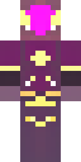 a nether hunter in crimson hide with glowing gold trim