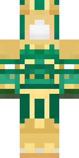 a jade samurai in green and gold ceremonial armor