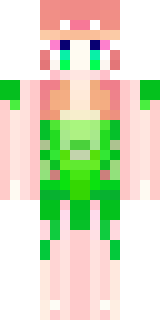 a spring fairy in a petal dress with translucent wings