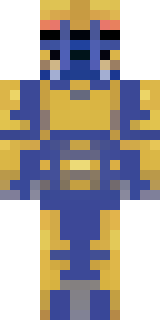 a piglin brute in gold armor with a snout and tusks