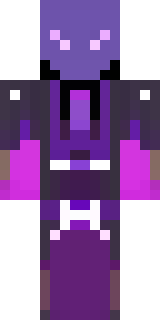 an end-realm sorcerer in obsidian robes with violet particles
