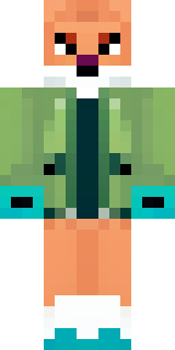 an anthropomorphic fox in a green explorer jacket