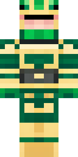 a jade samurai in green and gold ceremonial armor