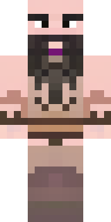 a viking warrior in fur and iron with a braided beard