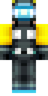 a modern scuba diver in a black wetsuit with a yellow tank