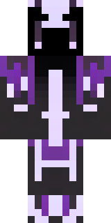 an end-realm sorcerer in obsidian robes with violet particles