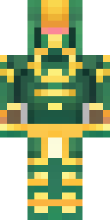 a jade samurai in green and gold ceremonial armor