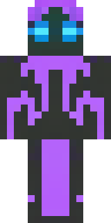 an end-realm sorcerer in obsidian robes with violet particles