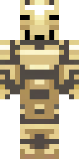 a piglin brute in gold armor with a snout and tusks