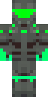 a fallen knight in blackened rusted armor with green glowing cracks