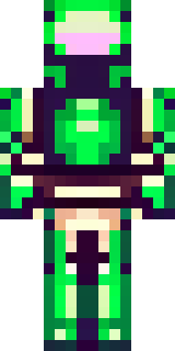 a knight in emerald armor holding a torch