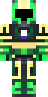 a knight in emerald armor holding a torch