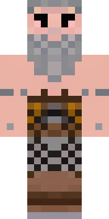 a viking warrior in fur and iron with a braided beard